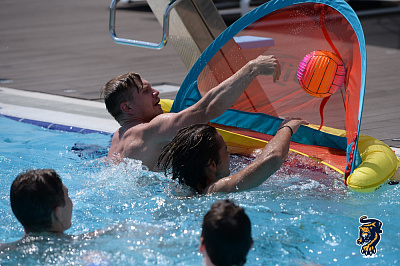 2018-19, предсезонка – водное поло и эстафета в Sport Inn