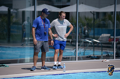 2018-19, предсезонка – водное поло и эстафета в Sport Inn
