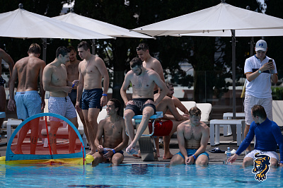 2018-19, предсезонка – водное поло и эстафета в Sport Inn