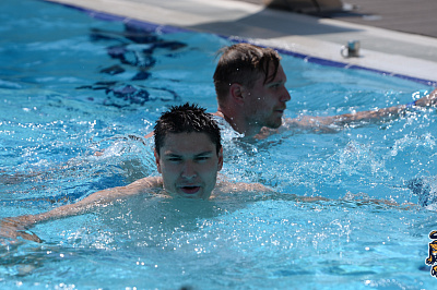 2018-19, предсезонка – водное поло и эстафета в Sport Inn