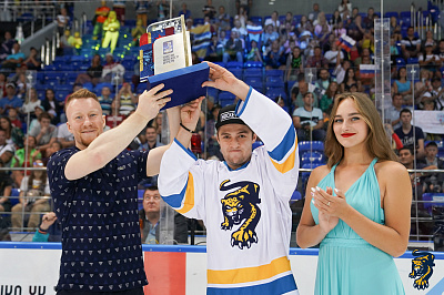 Церемония награждения Sochi Hockey Open
